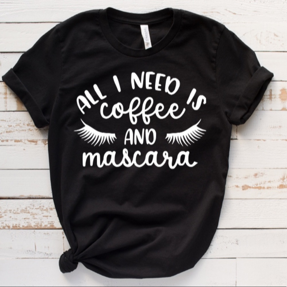 Coffee Mascara Tshirt